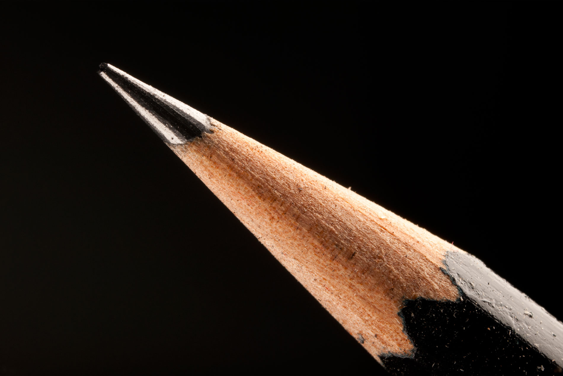Tip of a black pencil photo