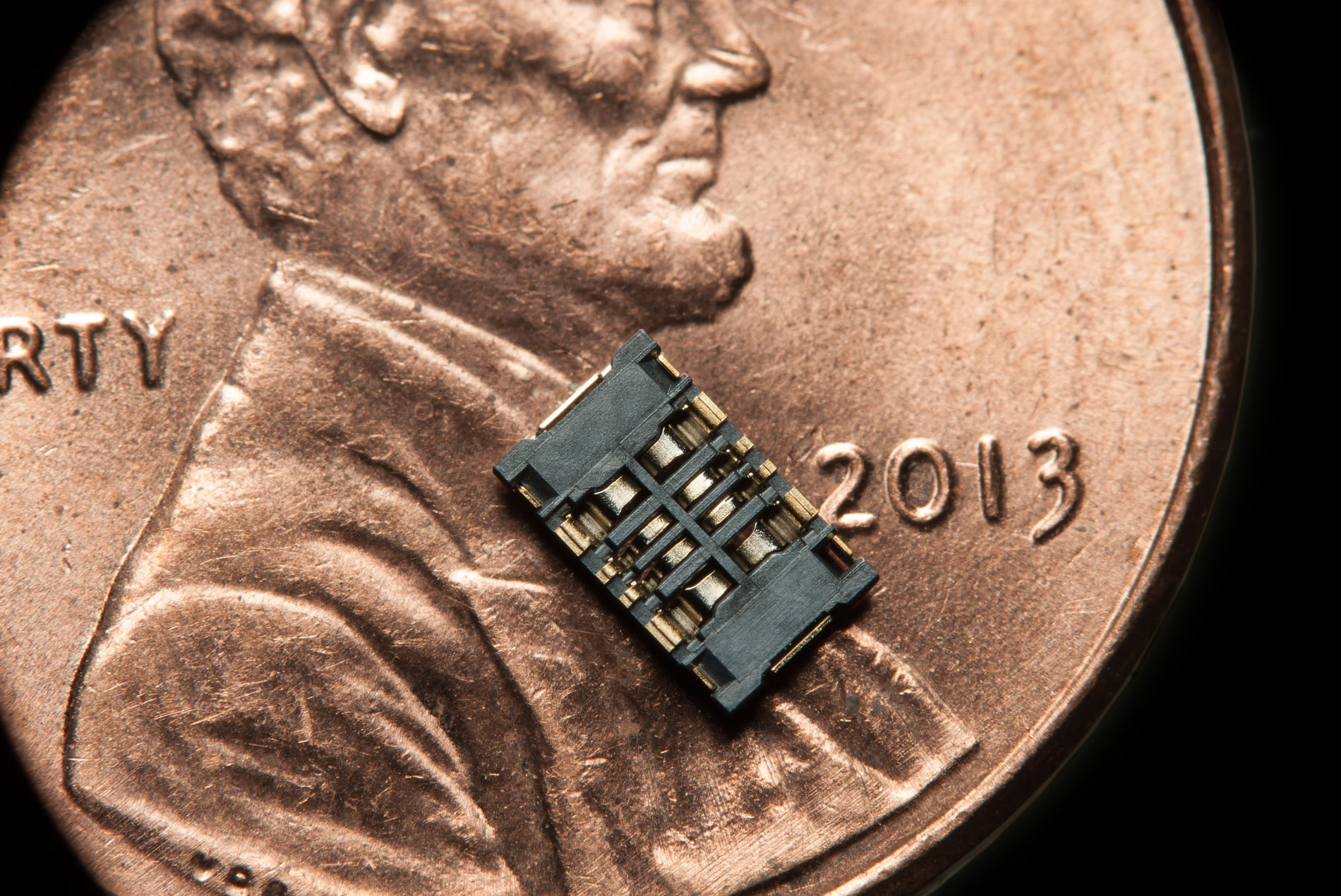 microchip on a penny photo